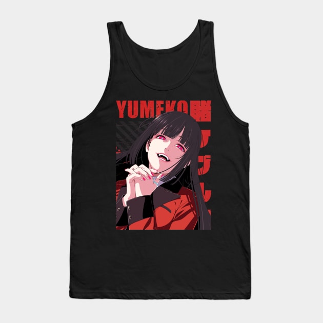 Kakegurui  - Yumeko Jabami Tank Top by Recup-Tout